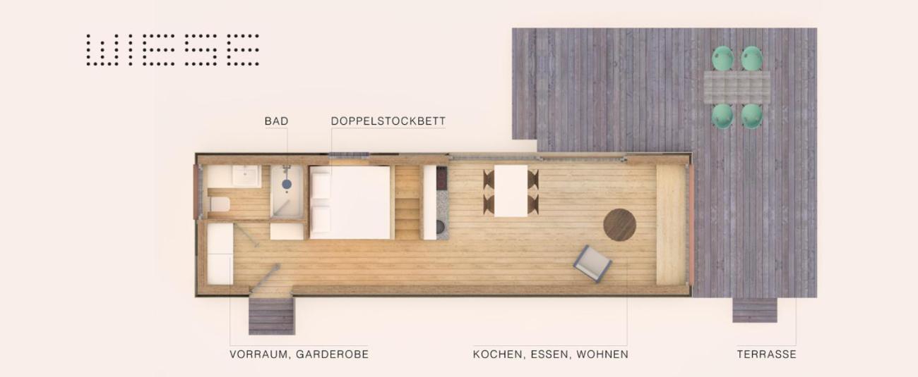 Villa Die Klingerei - Tiny House Wiese Seewalchen Exterior foto