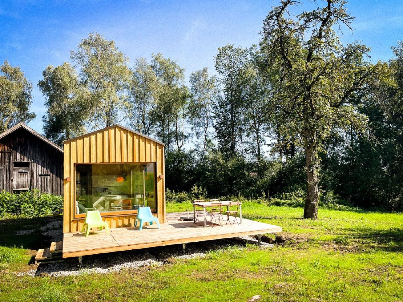 Villa Die Klingerei - Tiny House Wiese Seewalchen Exterior foto